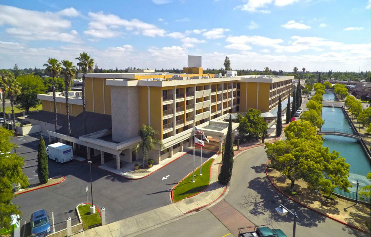 Hilton Stockton Hotell Exteriör bild